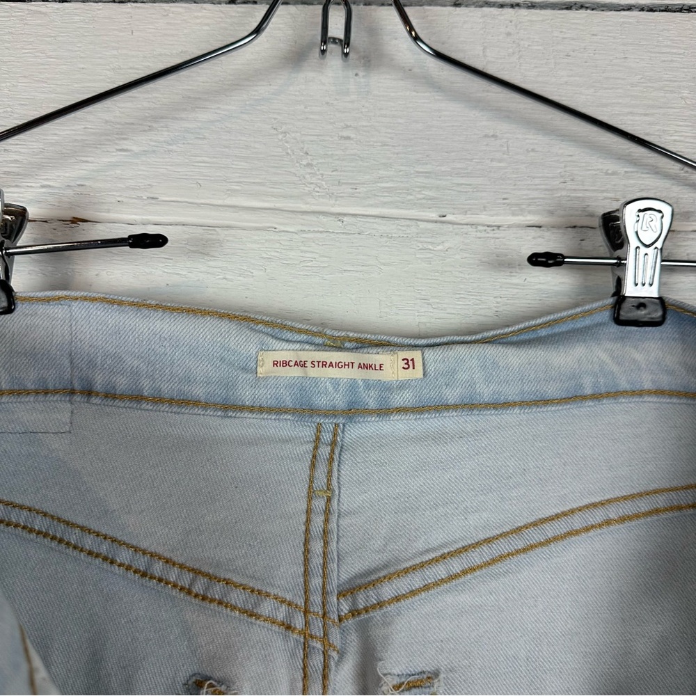 Levi’s ribcage straight ankle jeans size 31 - Picture 5 of 6